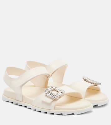 Sandalen Slidy Viv' aus Leder | Roger Vivier