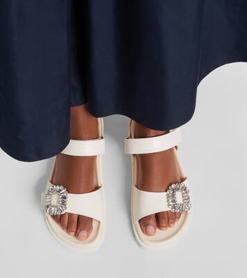 Sandalen Slidy Viv' aus Leder | Roger Vivier