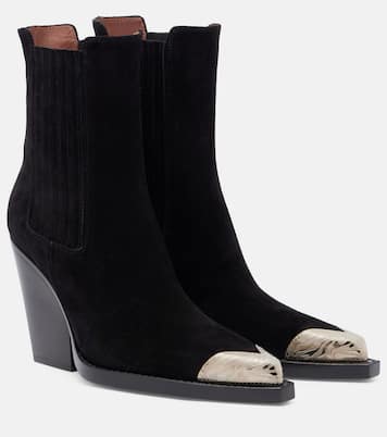 Ankle Boots Dallas aus Veloursleder | Paris Texas