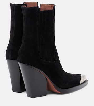 Ankle Boots Dallas aus Veloursleder | Paris Texas