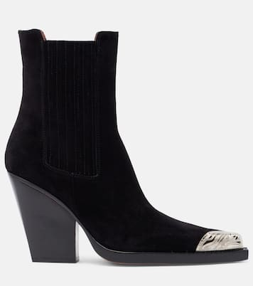 Ankle Boots Dallas aus Veloursleder | Paris Texas