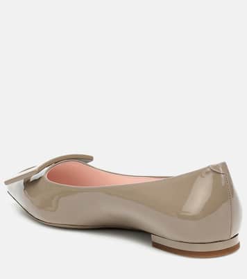 Gommettine Ball leather ballet flats | Roger Vivier
