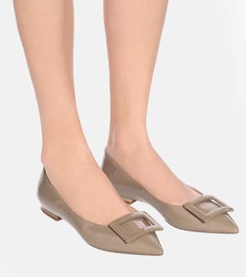 Gommettine Ball leather ballet flats | Roger Vivier