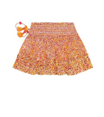 Jupe Irma imprimée en coton | Poupette St Barth Kids