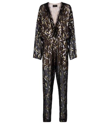 Jumpsuit aus einem Seidengemisch | Dundas