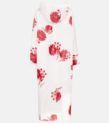 Floral silk taffeta coat | Prada