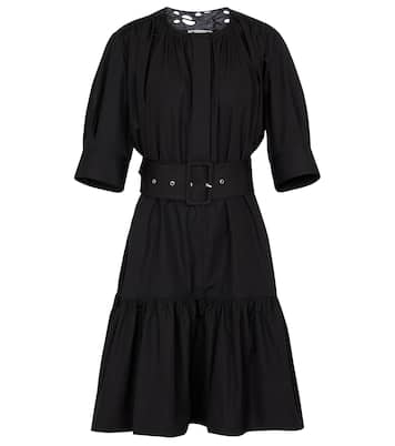 Belted cotton poplin minidress | Chloé