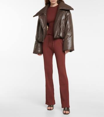 Hose Cornelie aus Rippstrick | Nanushka