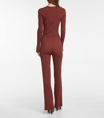 Hose Cornelie aus Rippstrick | Nanushka