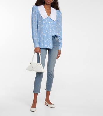 Jean skinny Prima Crop à taille mi-haute | AG Jeans