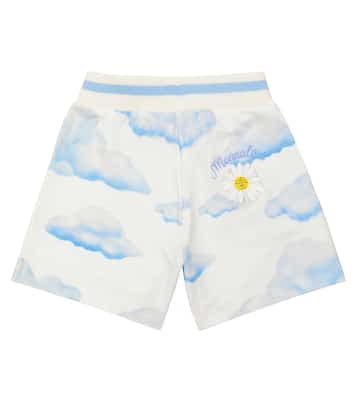 Printed cotton-blend shorts | Monnalisa
