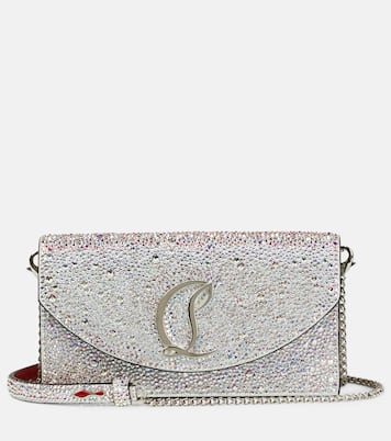 Loubi54 embellished leather clutch | Christian Louboutin