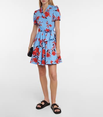 Ana printed crêpe wrap dress | Diane von Furstenberg