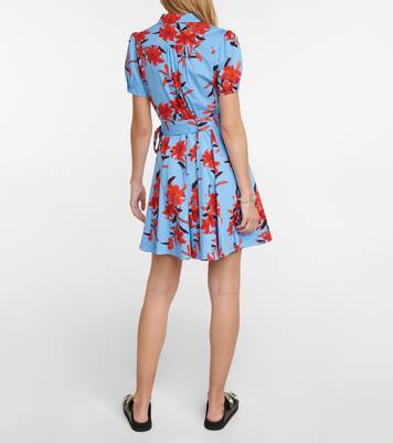 Ana printed crêpe wrap dress | Diane von Furstenberg