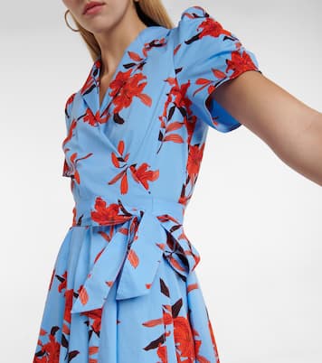 Ana printed crêpe wrap dress | Diane von Furstenberg