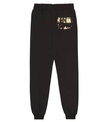 Pantaloni sportivi in cotone con logo | Moschino Kids