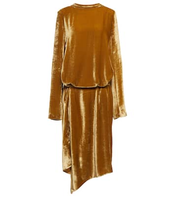 Robe midi Agento en velours | Petar Petrov