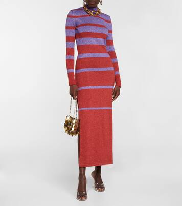 Maxikleid aus Strick | Rabanne