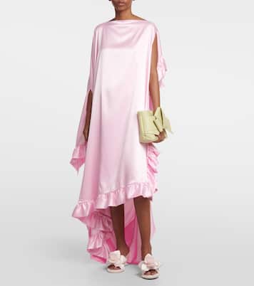 Wedge-Sandalen aus Satin | Acne Studios