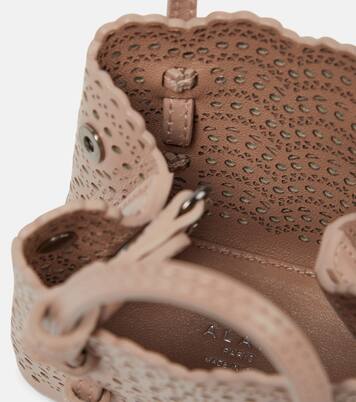 Bolso cruzado Le Mina Mini de piel | Alaïa