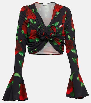 Bedrucktes Cropped-Top | Magda Butrym