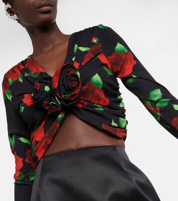 Bedrucktes Cropped-Top | Magda Butrym