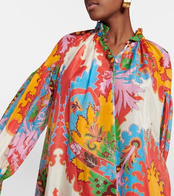 Bedruckte Bluse aus Baumwolle und Seide | Etro