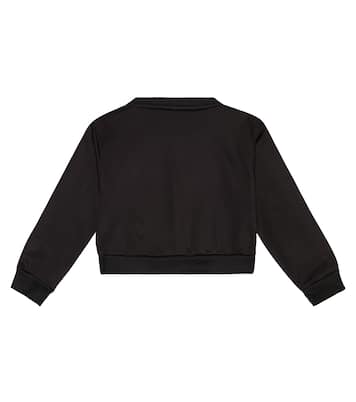 x Chiara Ferragni embroidered jersey sweatshirt | Monnalisa