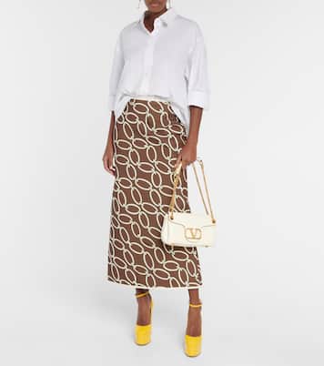 Plateau-Pumps Tan-Go 155 aus Lackleder | Valentino Garavani