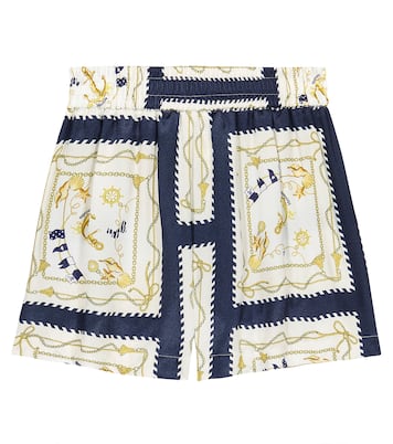 Printed satin shorts | Monnalisa