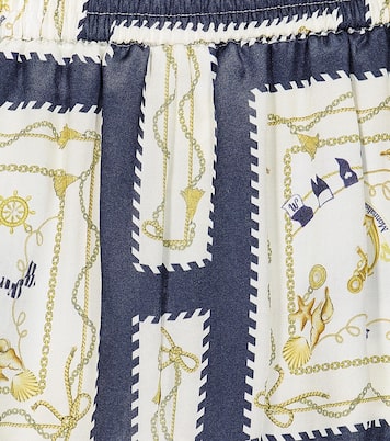 Printed satin shorts | Monnalisa