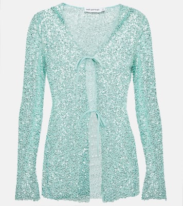 Cardigan mit Pailletten | Self-Portrait