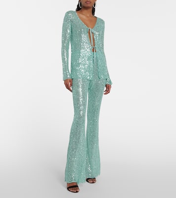 Cardigan mit Pailletten | Self-Portrait