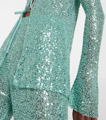 Cardigan mit Pailletten | Self-Portrait