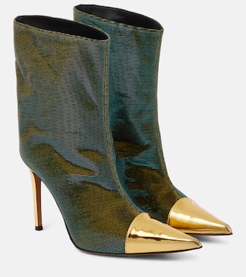 Ankle Boots Alex mit Metallic-Leder | Alexandre Vauthier