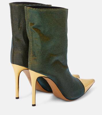 Ankle Boots Alex mit Metallic-Leder | Alexandre Vauthier