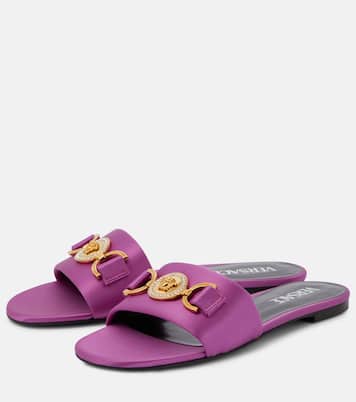 Pantoletten Medusa '95 aus Satin | Versace