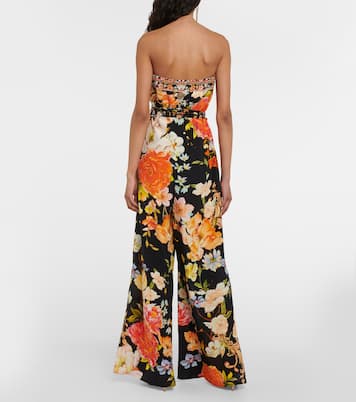 Secret History floral silk jumpsuit | Camilla