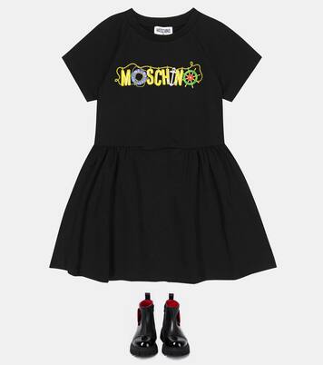 Heart patent leather boots | Moschino Kids