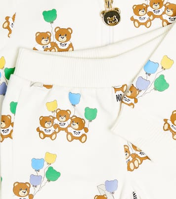 Bébé – Ensemble de survêtement à capuche en coton | Moschino Kids