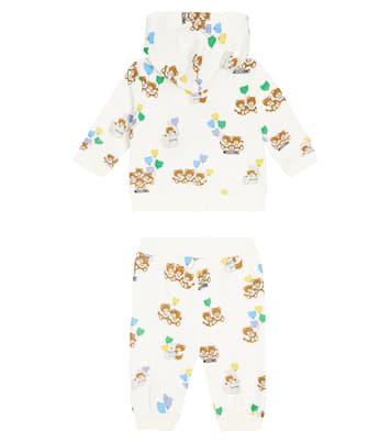 Bébé – Ensemble de survêtement à capuche en coton | Moschino Kids