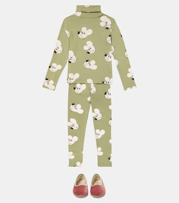 Leggings Mouse in jersey di misto cotone | Bobo Choses