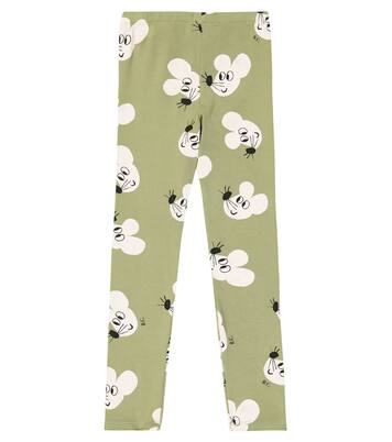 Leggings Mouse in jersey di misto cotone | Bobo Choses