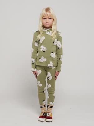 Leggings Mouse in jersey di misto cotone | Bobo Choses
