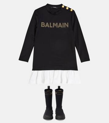 Logo boots | Balmain Kids