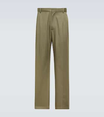 Cotton twill straight pants | Loewe