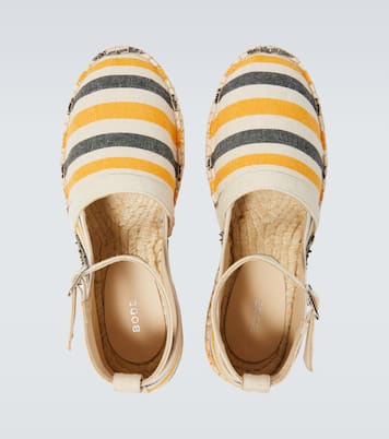 Namesake striped espadrilles | Bode