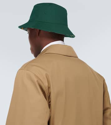 Burberry Check reversible twill bucket hat | Burberry