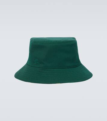 Burberry Check reversible twill bucket hat | Burberry