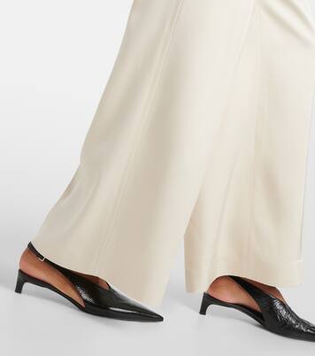 Pantalon ample en satin | Jil Sander